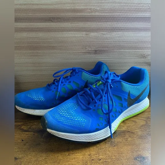 RARE Nike Zoom Pegasus 31 Men US 12 Blue Running Athletic Shoes