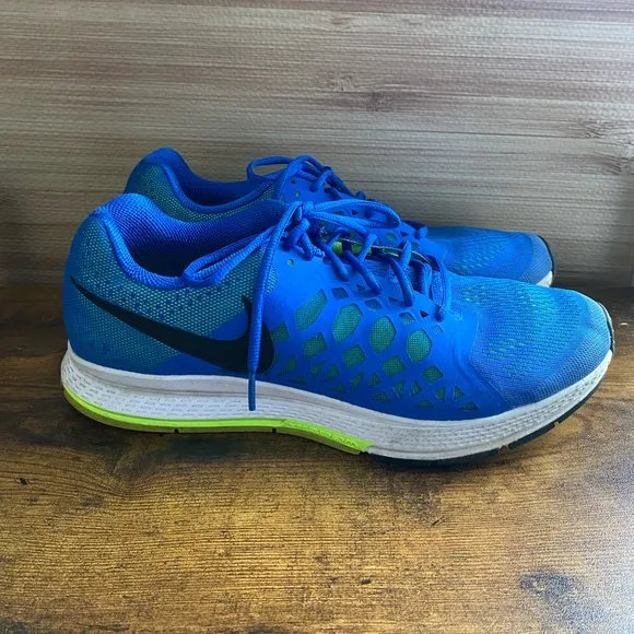 RARE Nike Zoom Pegasus 31 Men US 12 Blue Running Athletic Shoes