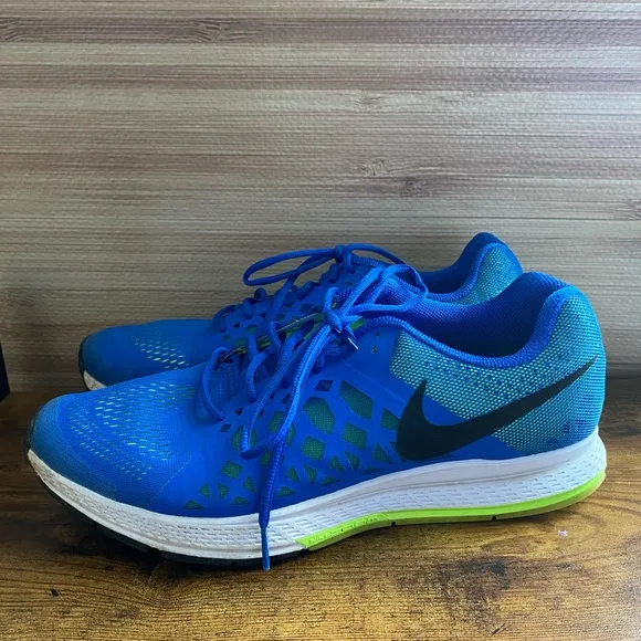 RARE Nike Zoom Pegasus 31 Men US 12 Blue Running Athletic Shoes
