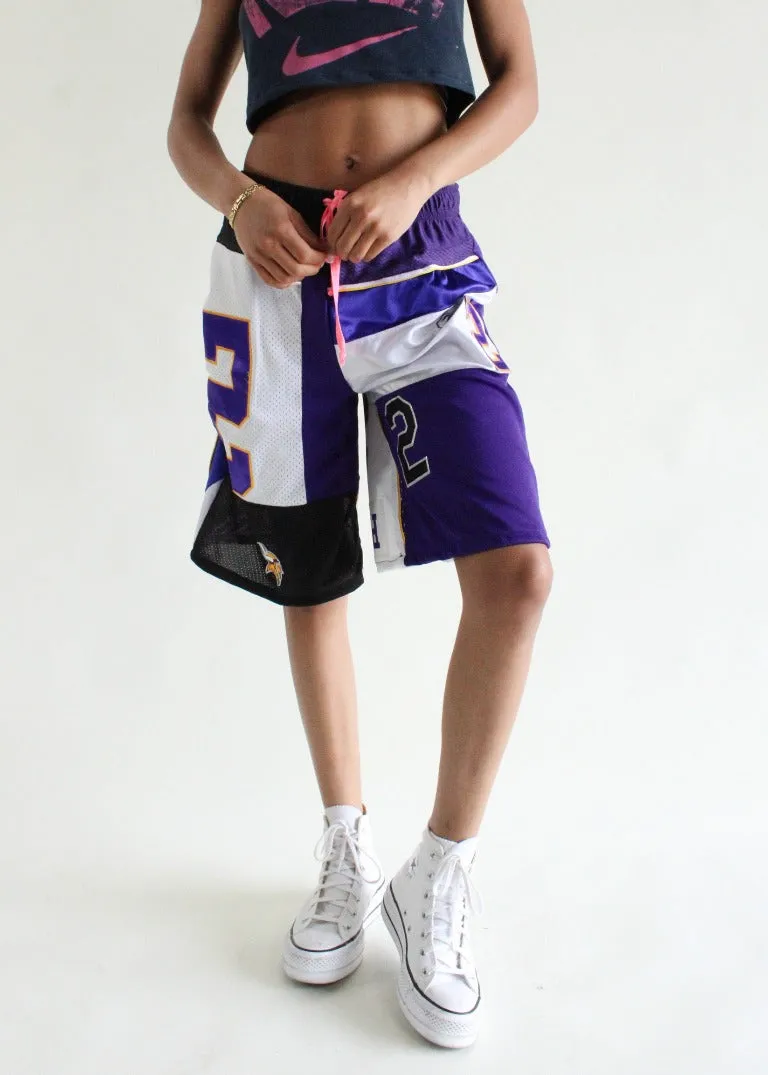 RCYCLD Jersey Wide Leg Jort