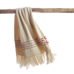 Red Striped Throw Blanket