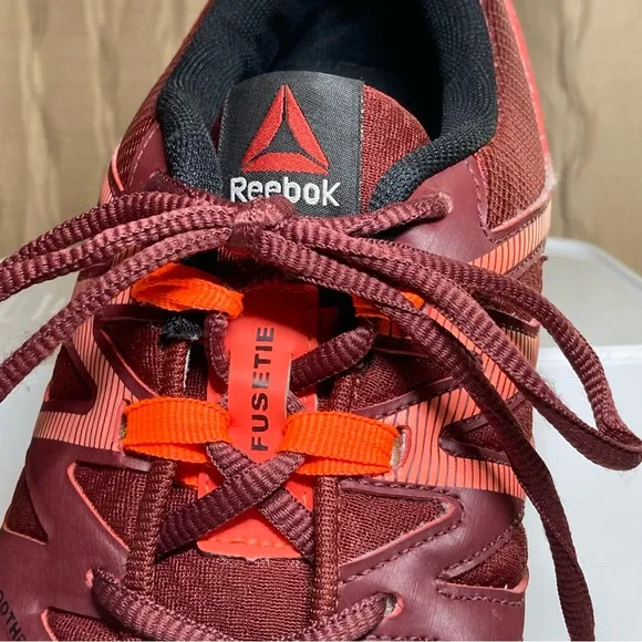 Reebok RealFlex Fusetie Train 4.0 Men's 11.5 Running Shoes Sneakers Red Black