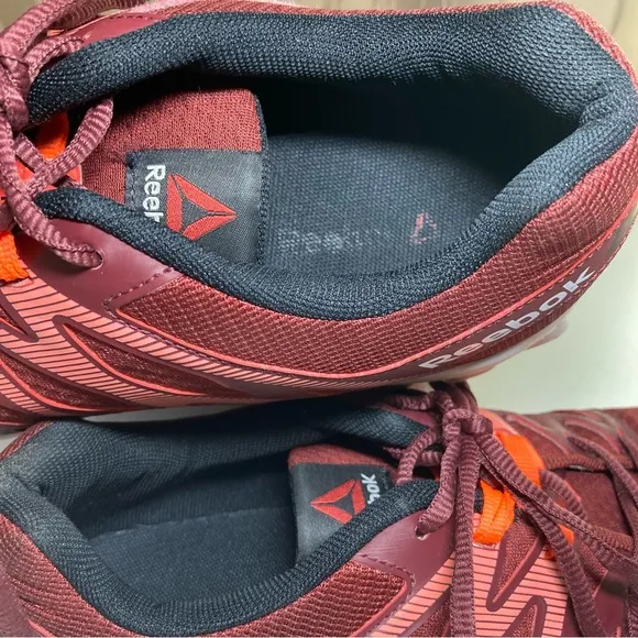 Reebok RealFlex Fusetie Train 4.0 Men's 11.5 Running Shoes Sneakers Red Black