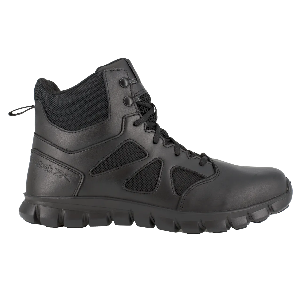 Reebok Tactical Mens 6 Inch Sublite Cushion Tactical Boots Black RB8605