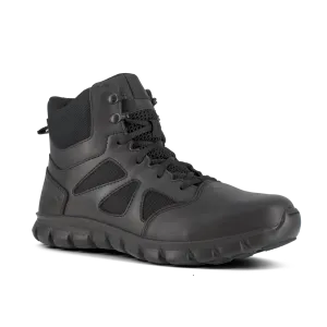 Reebok Tactical Mens 6 Inch Sublite Cushion Tactical Boots Black RB8605