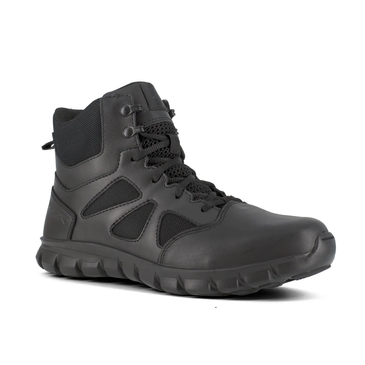 Reebok Tactical Mens 6 Inch Sublite Cushion Tactical Boots Black RB8605