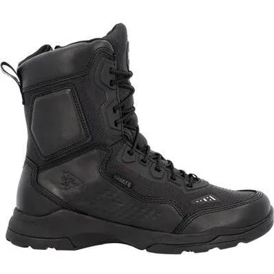 Rocky Men's Tac One 8" Soft Toe WP Public Service Boot -Black- RKD0111