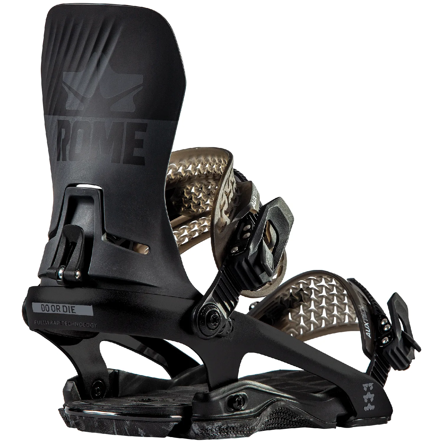 Rome D.O.D. Mens Snowboard Bindings Black / Gunmetal