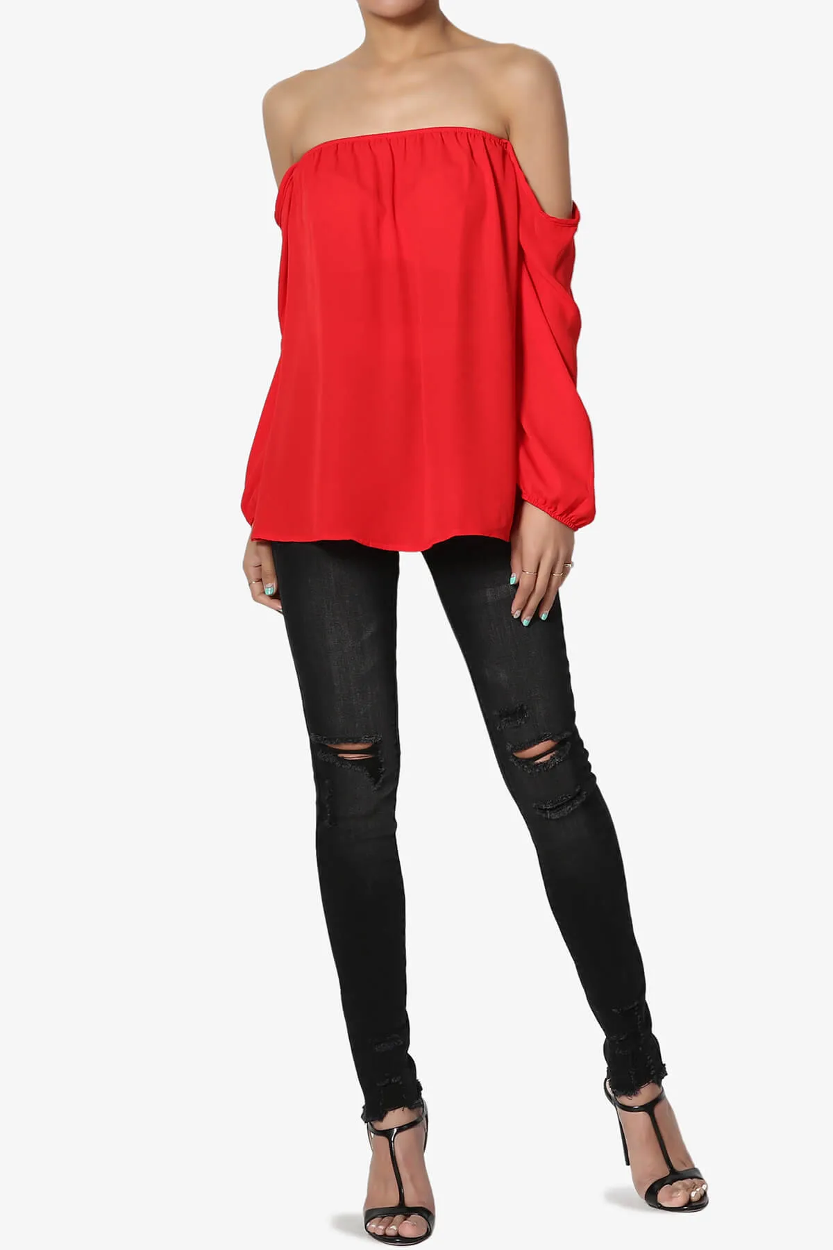 Rosalind Mid Rise Distressed Skinny Jeans