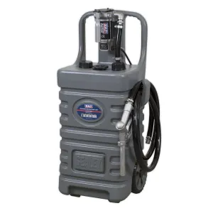 Sealey Mobile Dispensing Tank 55L with Diesel Pump - Grey