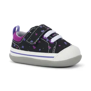 See Kai Run Stevie II Sneaker - Black Floral
