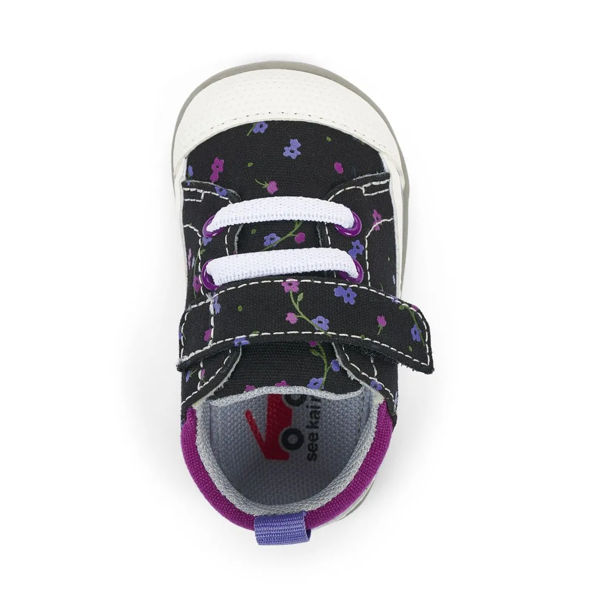 See Kai Run Stevie II Sneaker - Black Floral