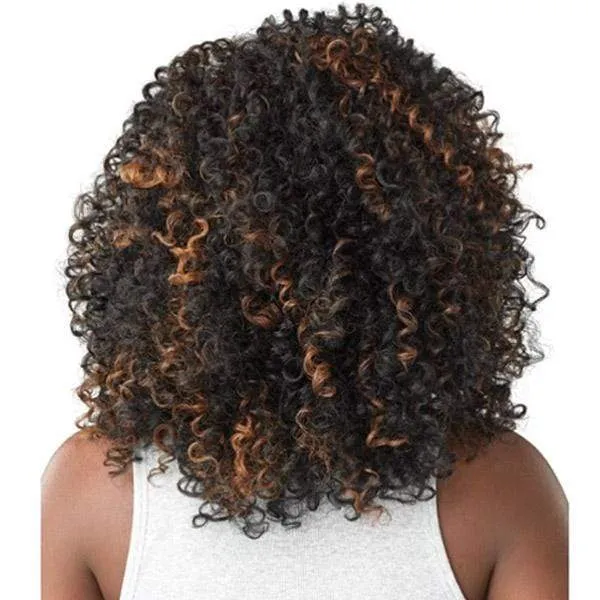 Sensationnel Instant Weave Curls Kinks & CO Synthetic Half Wig - CURLY 3B-3C SHOW STOPPER - Clearance