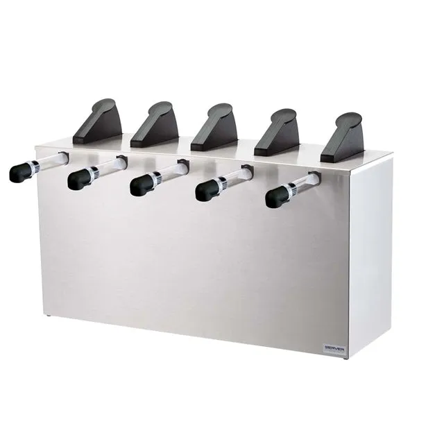 Server Express Quintuple - Countertop Quintuple Serving Station - (5) Express Pumps