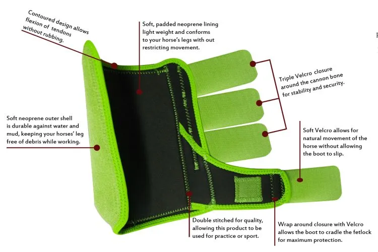 Showman ® Cow Print Elite Equine Sport Medicine Boot *Sold in Pairs*