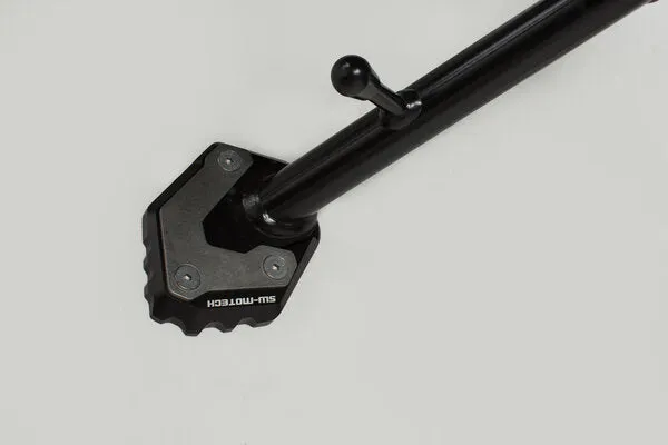 SIDE STAND FOOT EXTENSION SW MOTECH SIDE STAND EXTENSION MADE OF ALUMINUM ALLOY AND CNC MILLED.