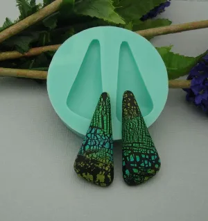 Silicon Mold Stones Jewelry Making Resin Polymer Clay(Left & Right).