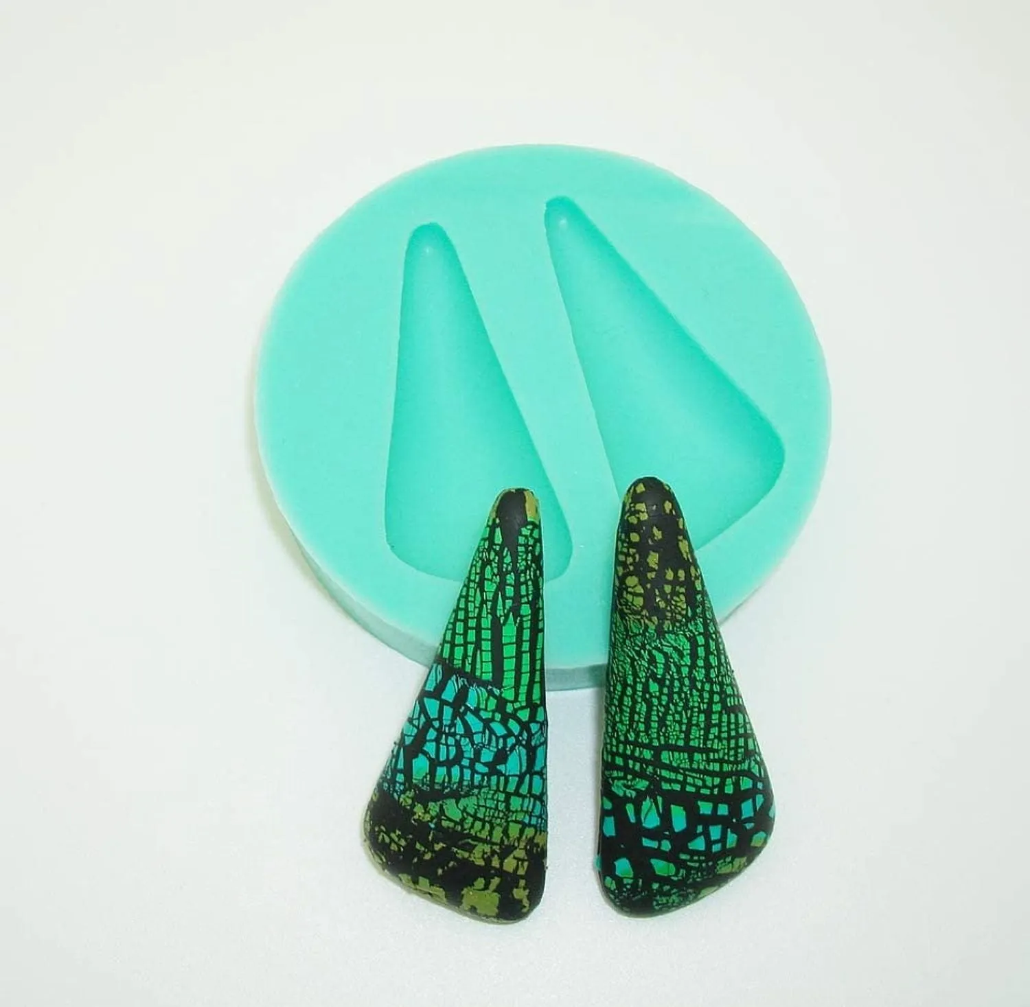 Silicon Mold Stones Jewelry Making Resin Polymer Clay(Left & Right).