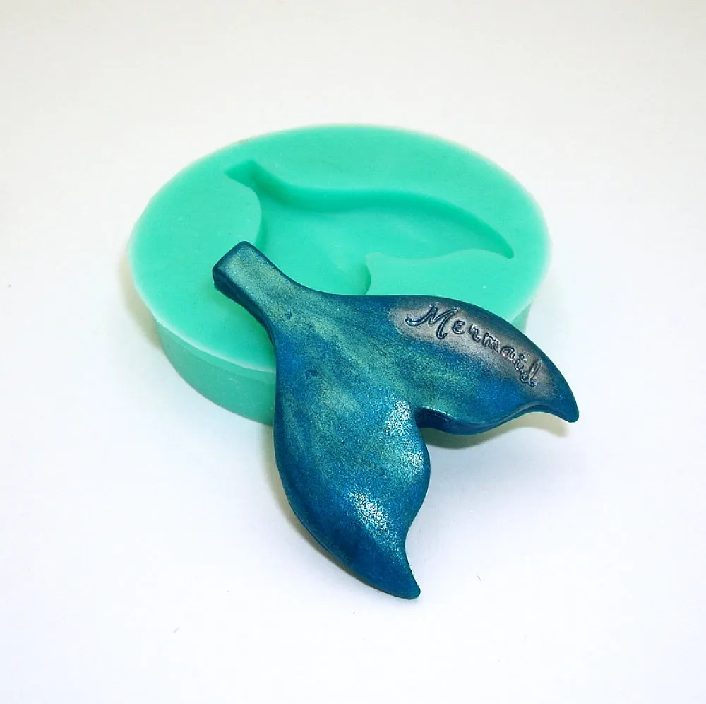 Silicone Mold Mermaid Jewelry Making Resin Polymer Clay.