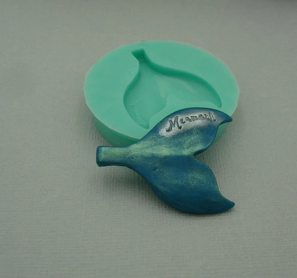 Silicone Mold Mermaid Jewelry Making Resin Polymer Clay.