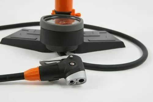 SKS Aircon 6.0 Multi Valve Head Floor Pump - Orange