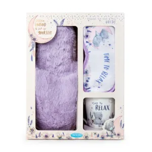 Slippers, Eye Mask, Mug Gift Set
