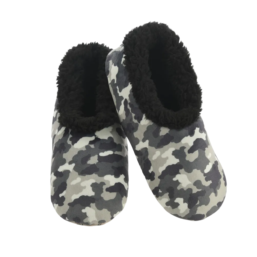 Snoozies Slippers - Kids Camo