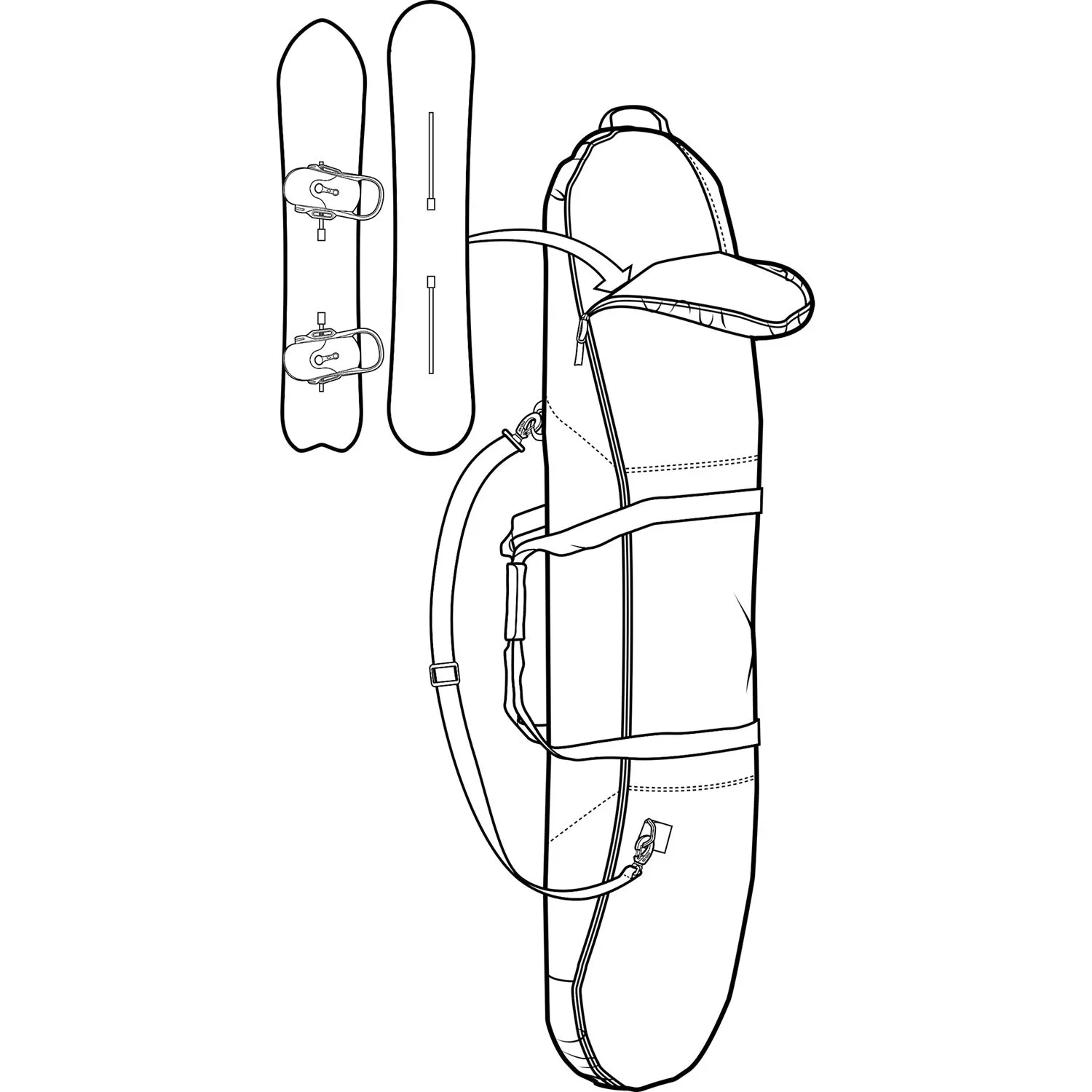 Space Sack Snowboard Bag 2020