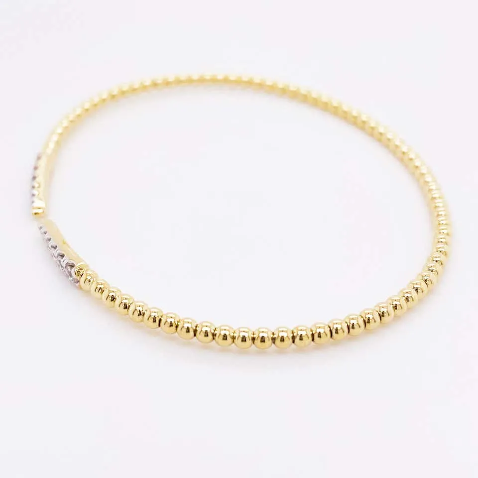 Spike Diamond Flexible Bracelet