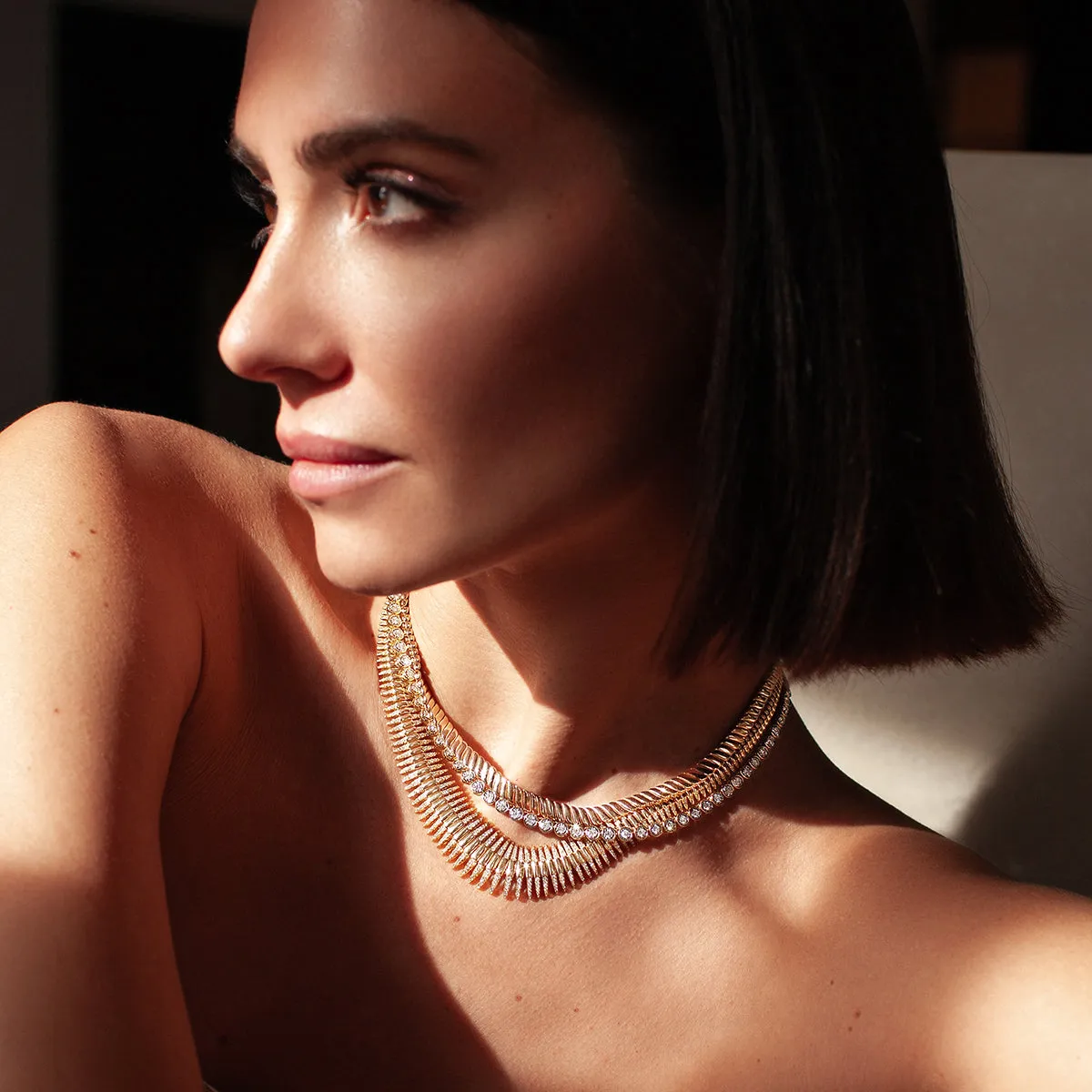 Spina Flexible Collar Necklace
