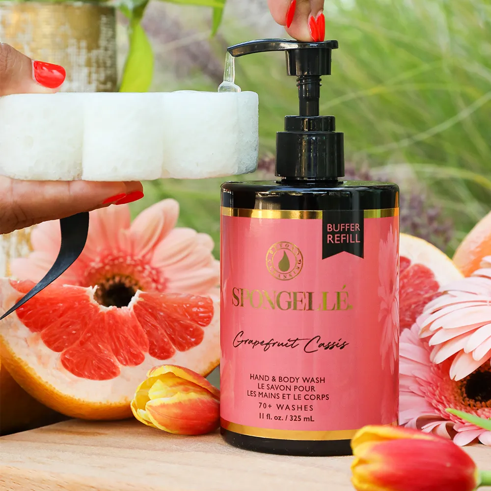 Spongelle Hand & Body Wash Refill - Grapefruit Cassis