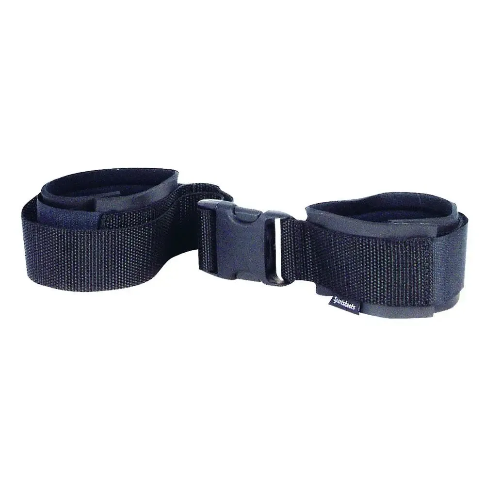 Sportsheets Black Adjustable Positionary Bondage Ankle Cuff Restraints