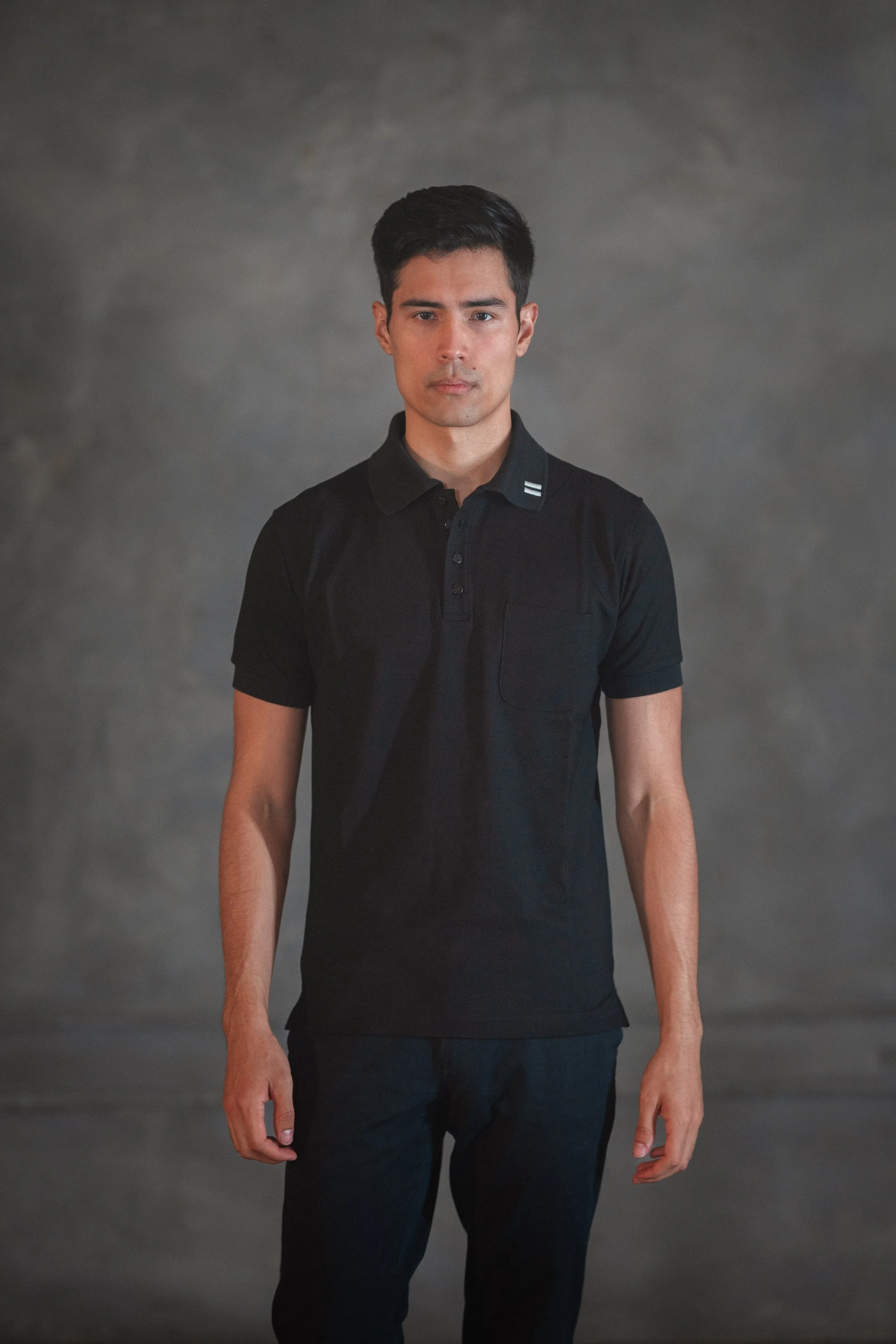 SS Modal Polo - Black