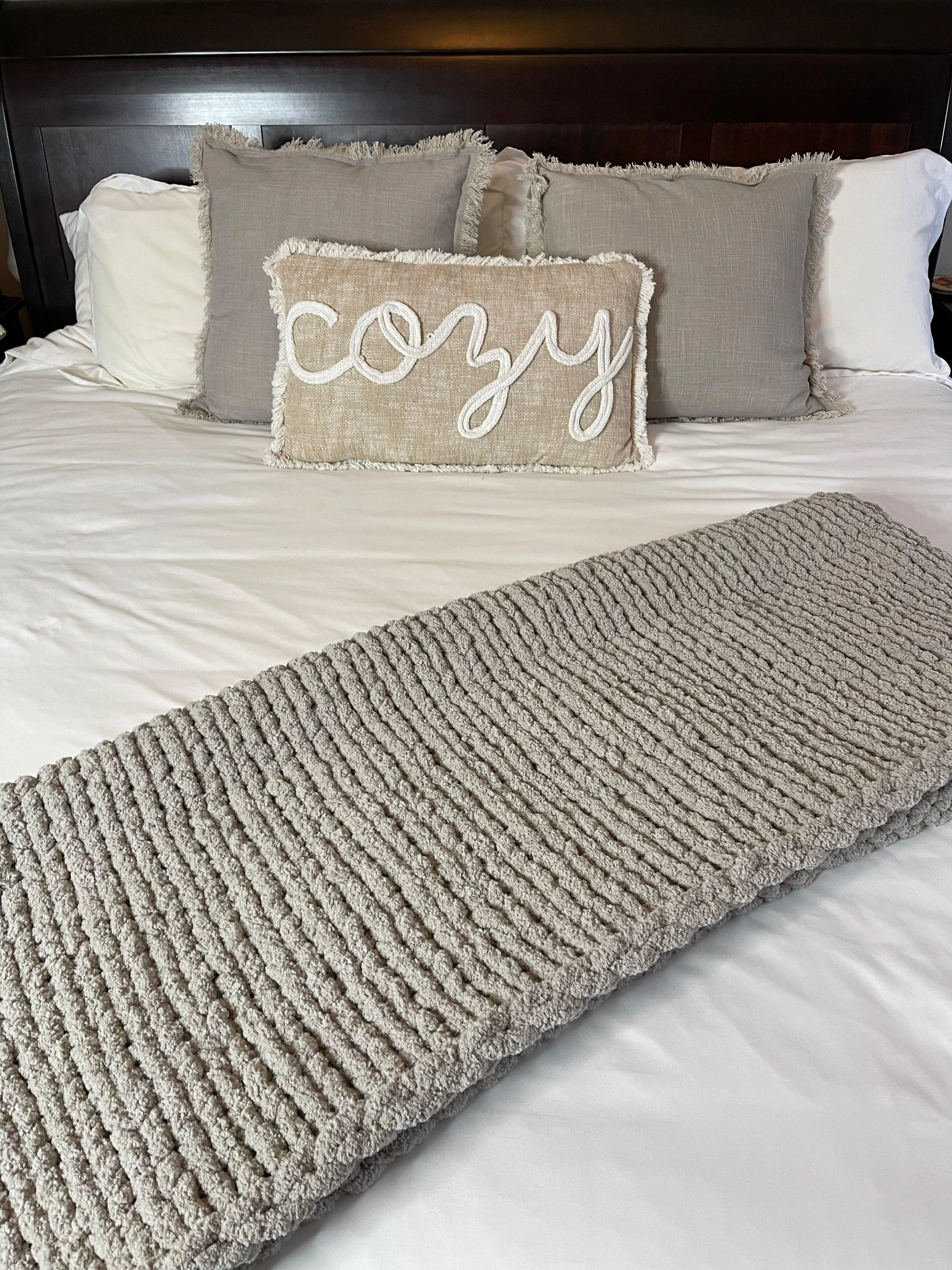 Stone Cozy Throw