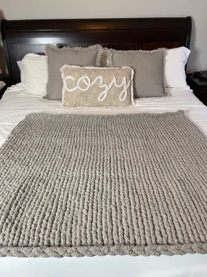 Stone Cozy Throw