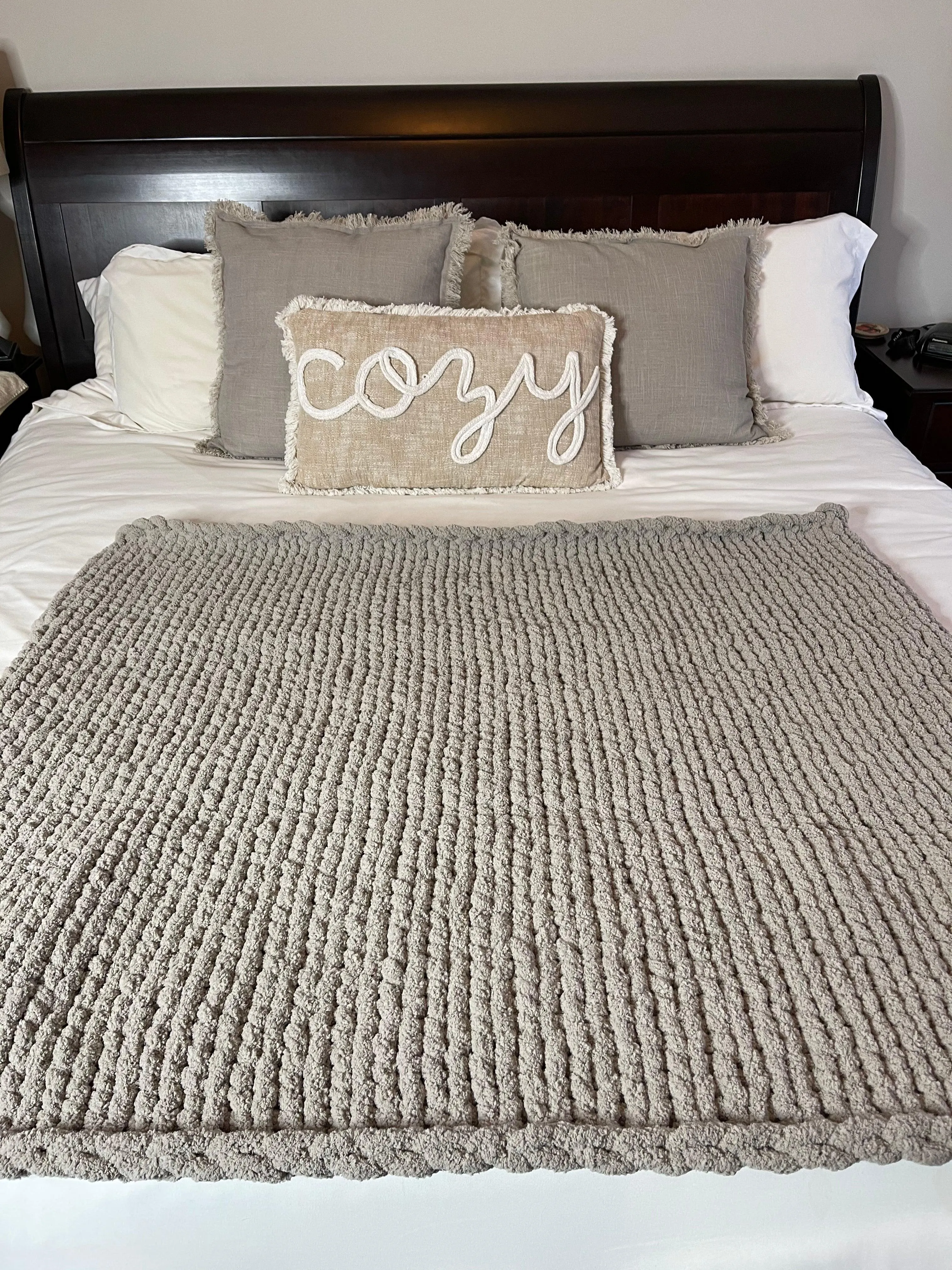 Stone Cozy Throw