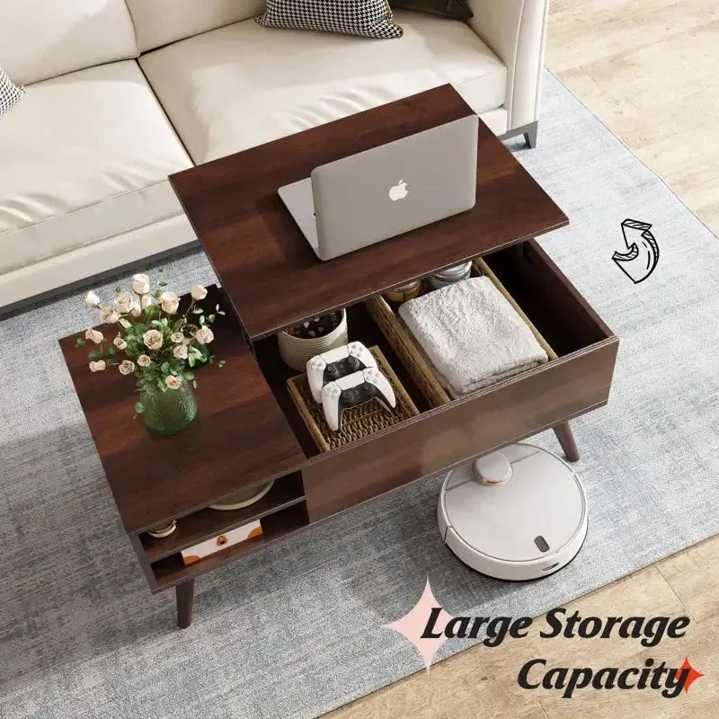Stylish Aravis Lift Coffee Table with Hidden Storage