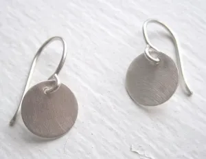 Stylish Hand-Made Disk Circle Drop Dangle Earrings - 0051