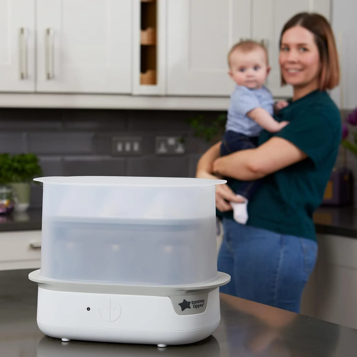 Super Steam Advanced Electric Steriliser, White