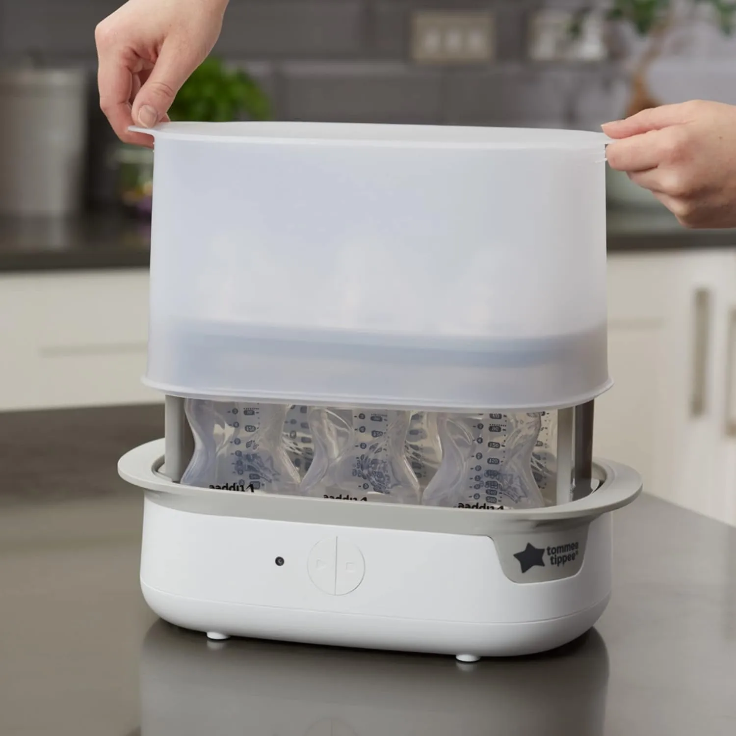 Super Steam Advanced Electric Steriliser, White