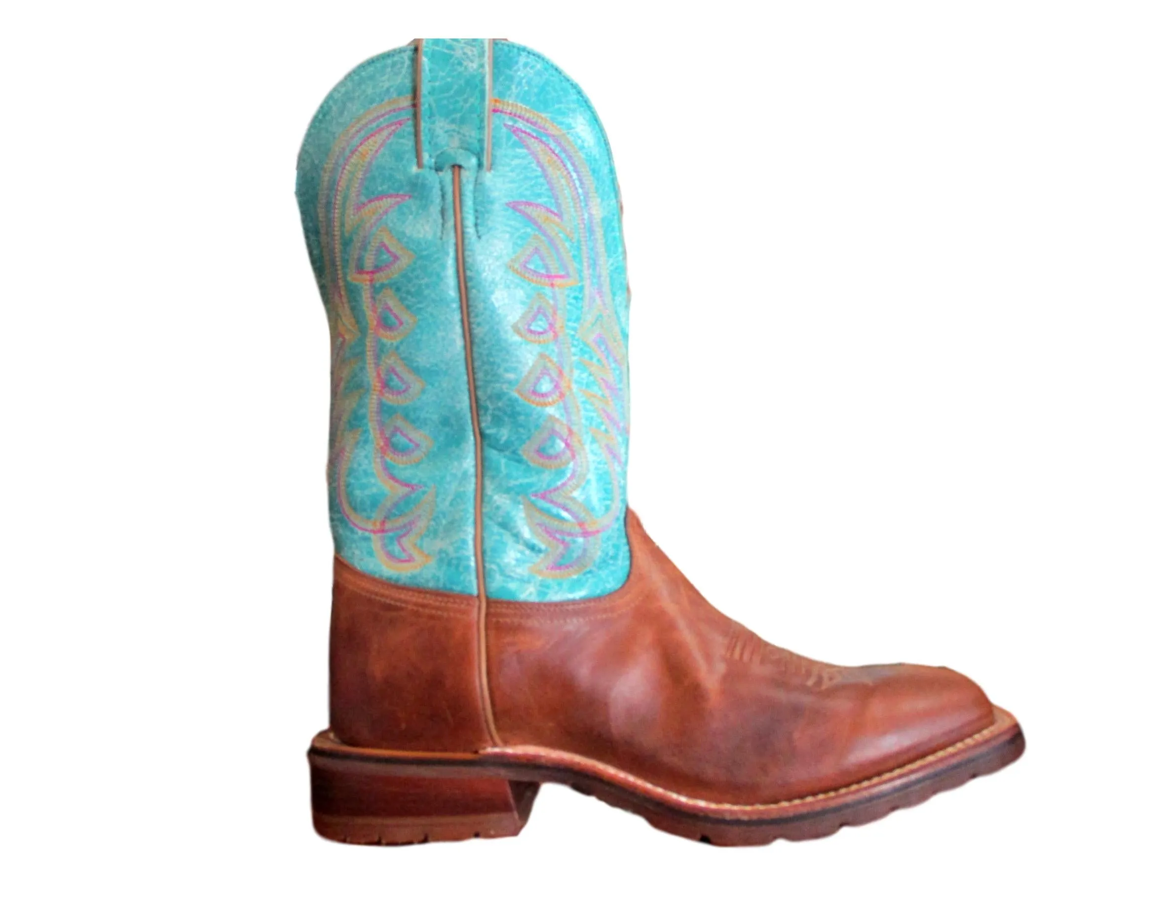 Tony Lama Turquoise Cowhide Boot