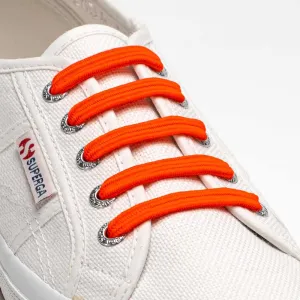 uLace Kiddos No-Tie Sneaker Laces - Neon Orange