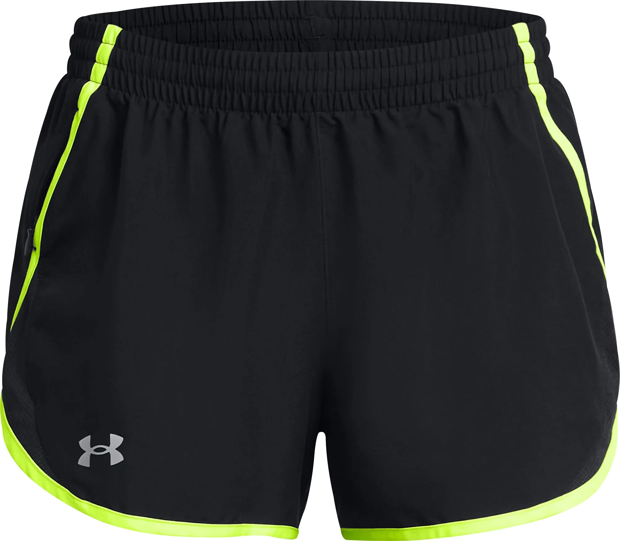 Under Armour Fly By 3 Inch Womens Running Shorts - Black