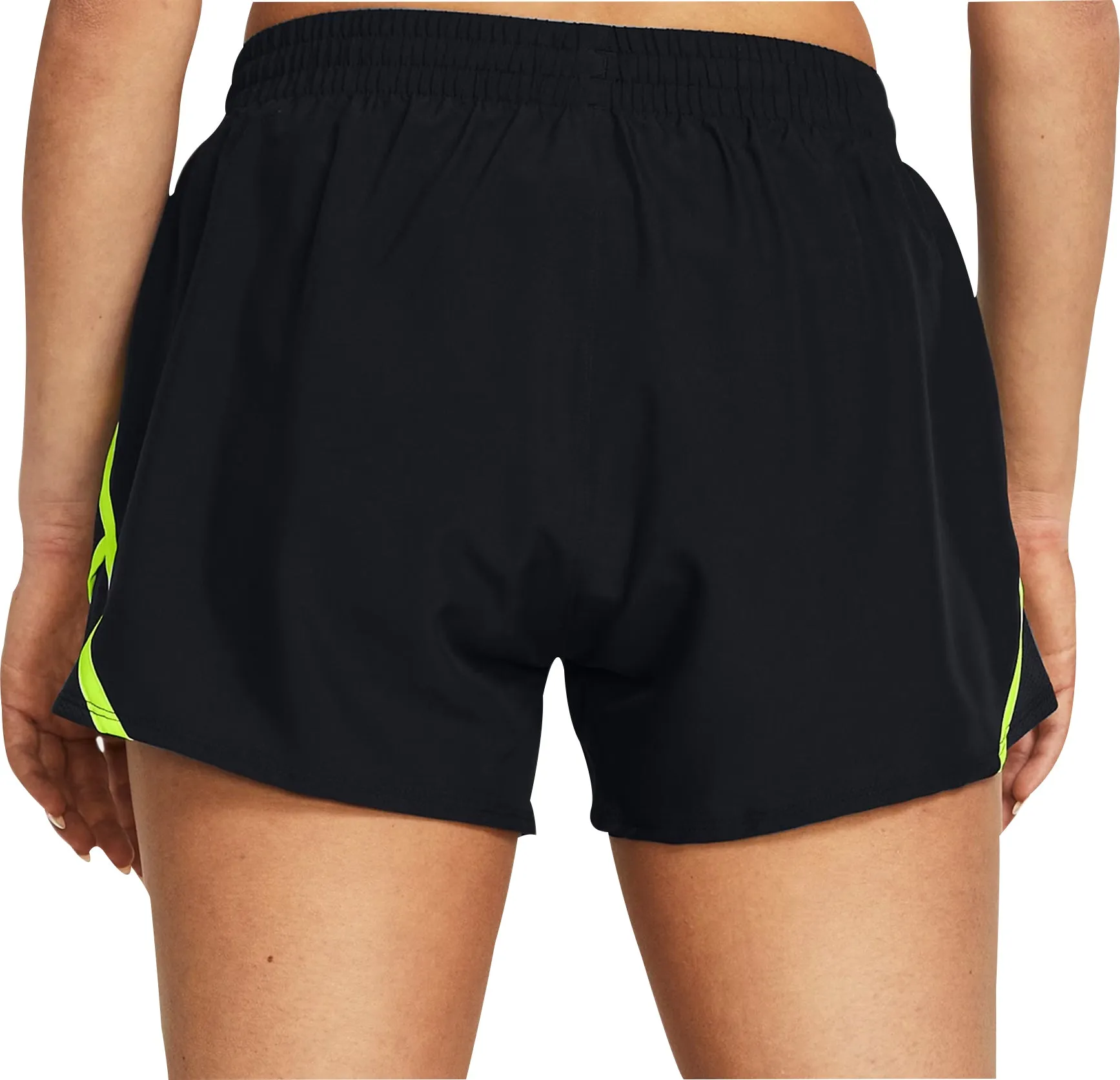 Under Armour Fly By 3 Inch Womens Running Shorts - Black