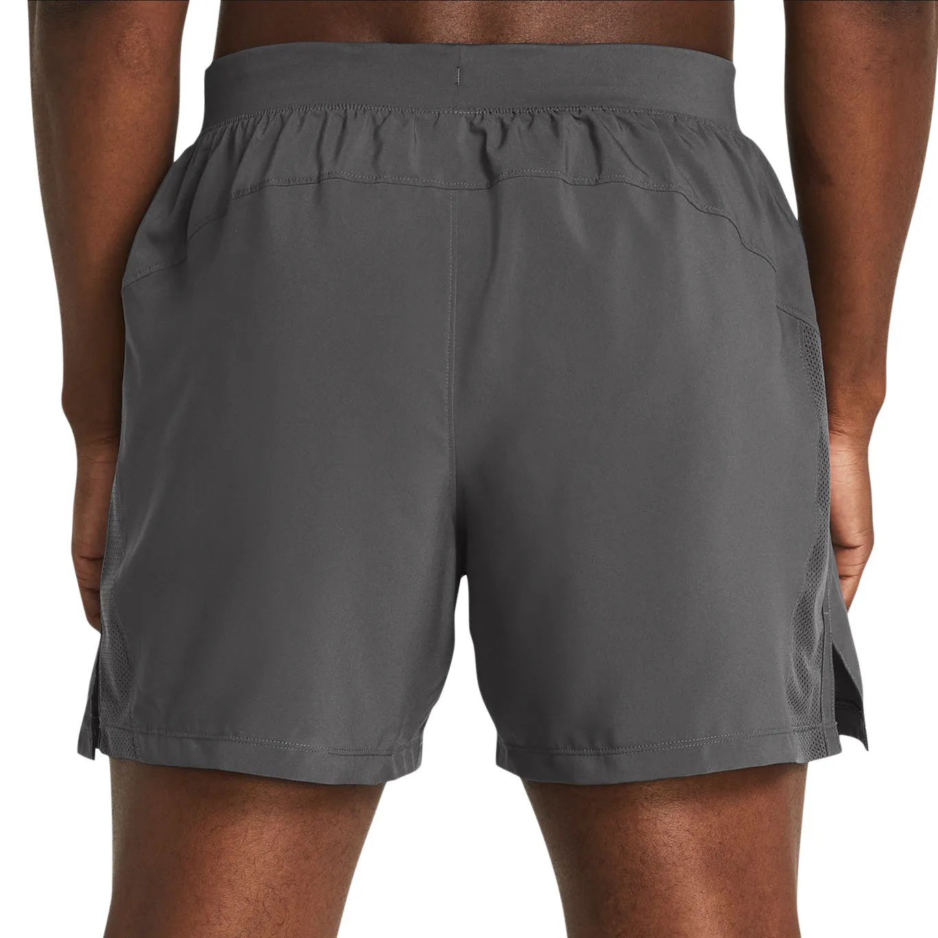 Under Armour Launch 5 Inch Mens Running Shorts - Grey