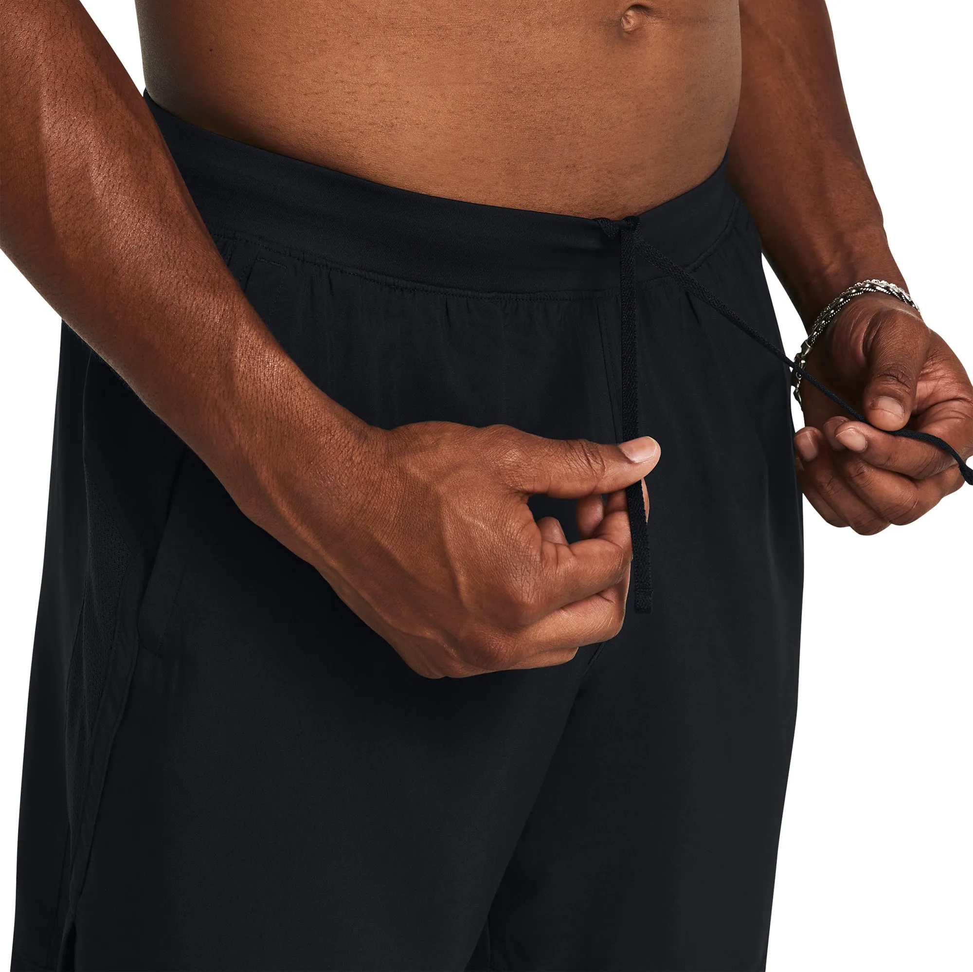 Under Armour Launch 7 Inch Mens Running Shorts - Black