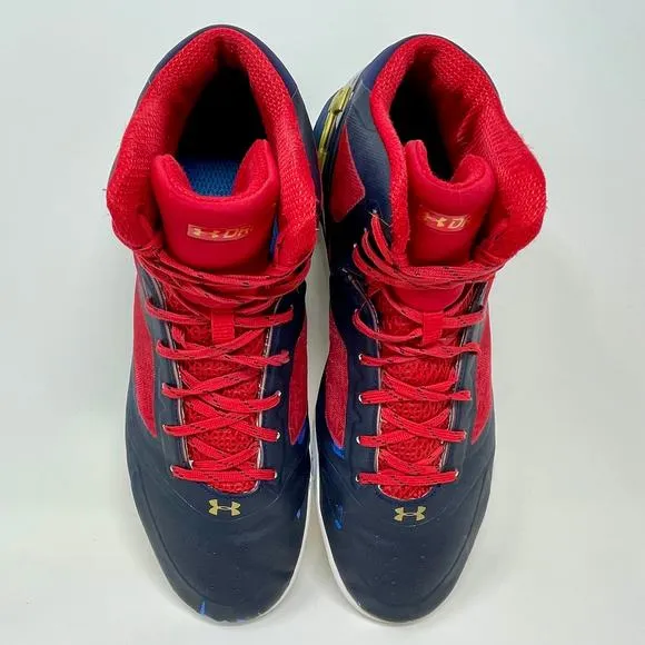 Under Armour Steph Curry Clutch Fit Drive 2 Sneakers Mens 13 Black Red S1520