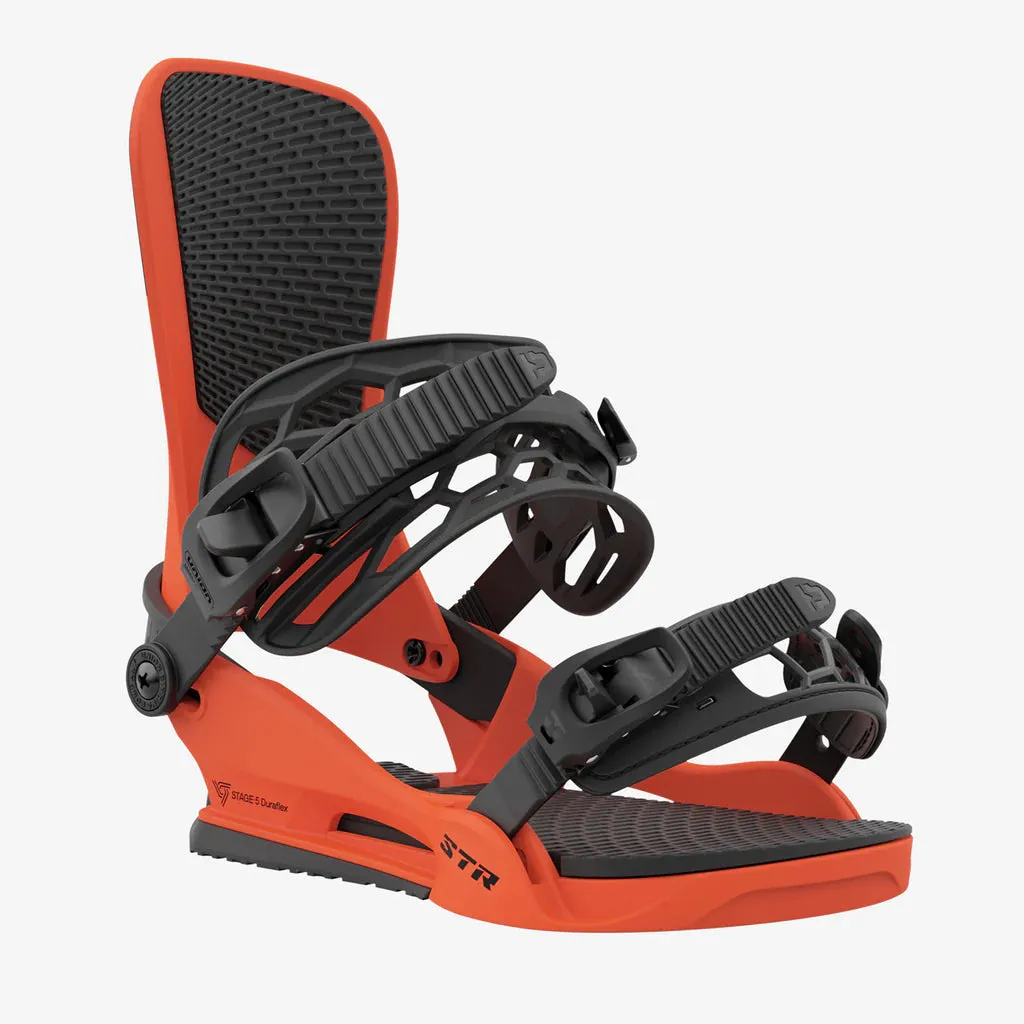 Union STR Snowboard Bindings Mens Hunter Orange