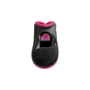Veredus Olympus Vento Tendon Boot - Horse Front Leg - Black with Pink Edging