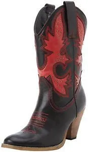 Very Volatile | Rio Grande Cowgirl Boots Black/Red